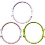 Pilates Ring - Weerstandsring Fitness - Thuis Krachttraining - Duurzaam PP Siliconen - 38cm Diameter - Kastanjebruin