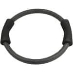 Pilatesring Fitness - Weerstandsring Yogaring - Core Krachttraining - Schuimrubber Handgrepen - 32 cm Diameter - Zwart