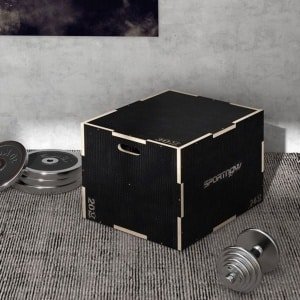 Plyobox - Sprongbox - Jumpbox - Fitness Box - Crossfit Box - 3 Hoogtes 51/61/76 cm - Stevig Beukenhout
