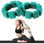 Pols Enkel Gewichtjes - Verstelbare Armbanden - Krachttraining Thuis - Set van 2 stuks - 01 kg per stuk - Groen