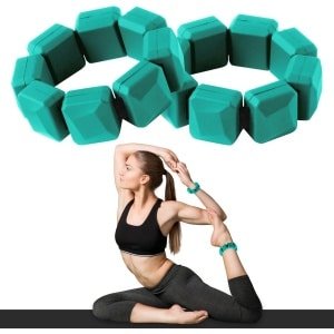 Pols Enkel Gewichtjes - Verstelbare Armbanden - Krachttraining Thuis - Set van 2 stuks - 01 kg per stuk - Groen