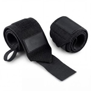 Polsband van 45 cm - Polssteun voor fitness, gewichtheffen en CrossFit-oefeningen - Stabiel, flexibel, unisex