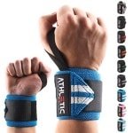 Polsbandages voor Krachttraining en Fitness - Set van 2 met Basisoefengids - 45 cm