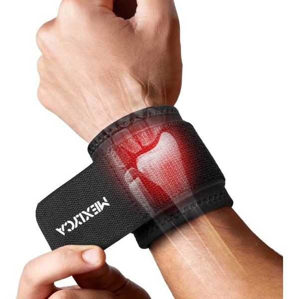 Polsbandages voor Krachttraining en Sport: Verstelbare Ondersteuning (2 Stuks)