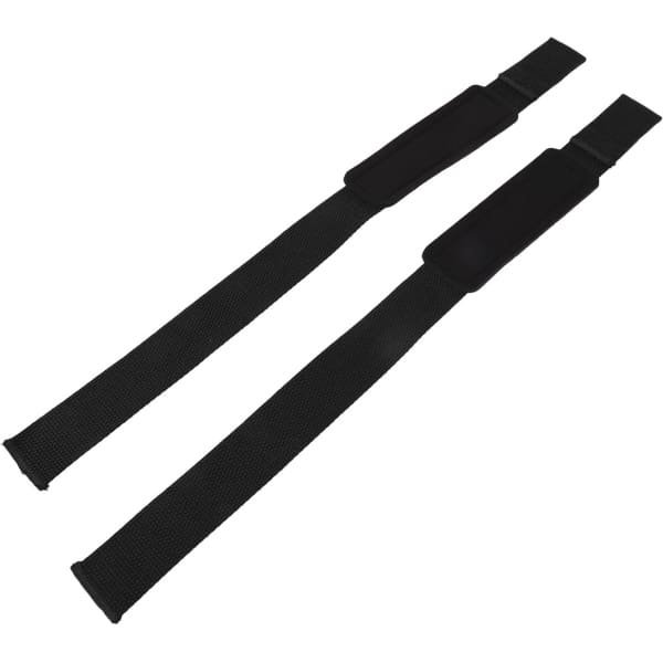 Polsbanden Gewichtheffen - Polssteun Brace - Krachttraining Fitness - Antislip Grip - 55 x 5 cm - Zwart