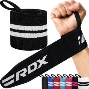 Polsbanden Krachtbanden voor Gewichtheffen Crossfit en Fitness - Polswikkelingen met Duimlus voor Maximale Ondersteuning