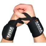 Polsbanden Krachttraining Heavy Duty Neopreen voor Deadlifts en Powerlifting