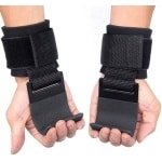 Polsbanden Krachttraining - Polssteun Gewichtheffen - Stabiliteit Verbeteren - Verstelbaar Haakmechanisme - 18 x 8 x 6 cm - Zwart