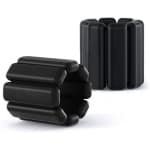 Polsgewichten 450 G - 2 Stuks - Enkelgewichten Ook Geschikt - Voor Yoga, Pilates, Wandelen, Balans- En Krachttraining - Fitness Armbanden - Zwart - Voor Dames En Heren - 30x7.4cm