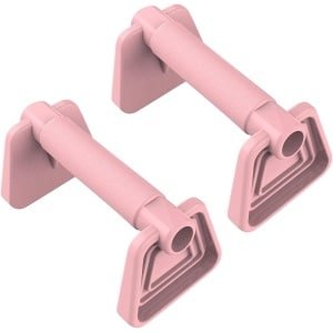 Pompstang Set - Fitness Hulpmiddel - Thuis Krachttraining - Antislip Stabiel - 14.5 cm Lengte - Roze
