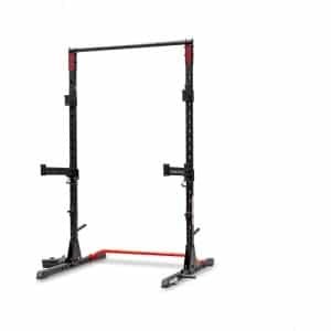 Power Rack - Krachtrek Kooi - Veilig Krachttrainen - Verstelbare J-haken - 206 cm Hoog - Zwart