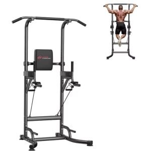 Power Tower Dip Station Pull Up Bar Multifunctionele Power Tower Push Up Workout Buikspieroefening voor thuisgymnastiek Krachttraining