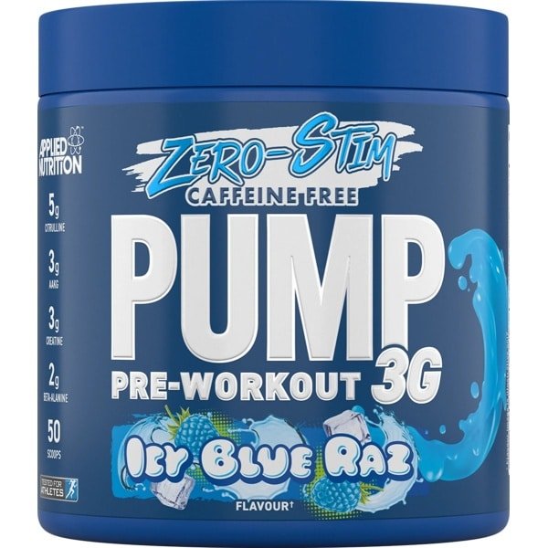 Pre-Workout - Applied Pump-3G 375g Applied Nutrition - Icy Blue Raz
