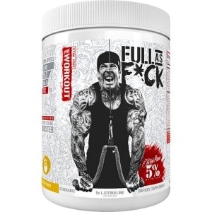 Pre-Workout - Full As F*ck 375g - 5% Nutrition Rich Piana - Beach Blast