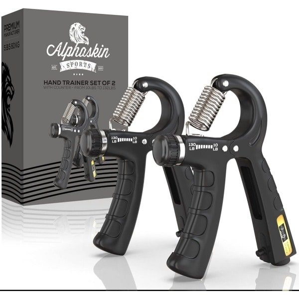 Premium Handtrainer Set voor Krachttraining en Onderarmspieren