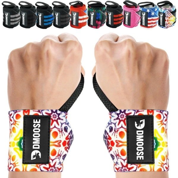 Premium Polsbandages voor Krachttraining - Super Heavy Duty met Duimlus