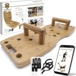 Premium Push Up Board van Bamboehout met Krachttraining Elastieken - 30-in-1 Trainingshandleiding