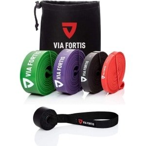 Premium Weerstandsbanden Set met Oefeningengids en Tas - Voor Fitness, Krachttraining en Pull-ups