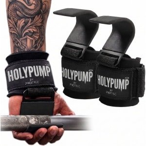 ProTrue® Lifting Hooks Lifting Straps - Deadlift Straps - Power Grips - Wrist Wraps voor Fitness, Bodybuilding, Crossfit, Calisthenics, Turnen & Krachttraining