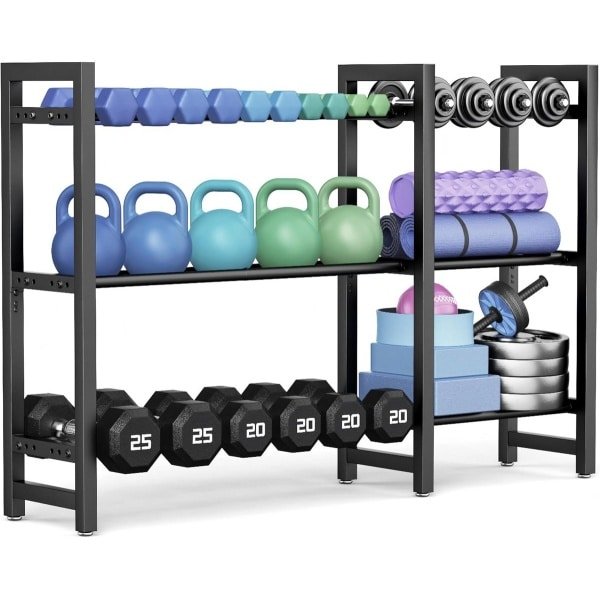 Professioneel Halterrek voor Gewichtheffen en Krachttraining - Muurbevestiging of Vrijstaand