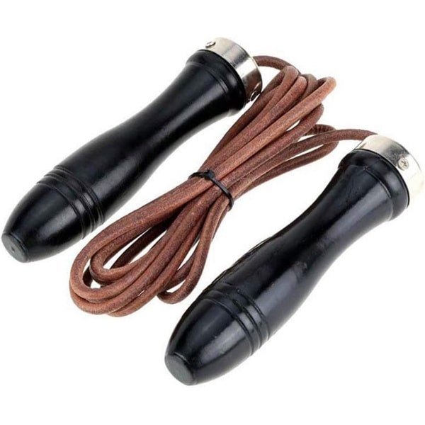 Professioneel leren springtouw voor fitness en vechtsporten - Jump rope voor training in boksen, crossfit en kickboksen