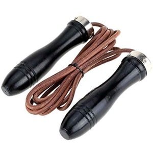 Professioneel leren springtouw voor fitness en vechtsporten - Jump rope voor training in boksen, crossfit en kickboksen