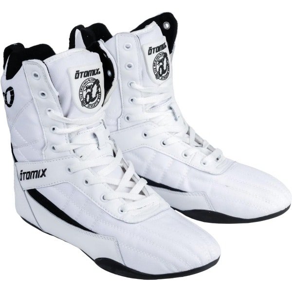 Professionele Boksschoenen Hoge Bovenkant Platte Zool voor Gewichtheffen Bodybuilding en Krachttraining