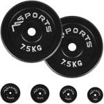 Professionele Halterschijven Gietijzer 5-30 kg voor Krachttraining