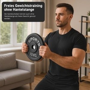Professionele Halterschijven Gietijzer 5-30 kg voor Krachttraining