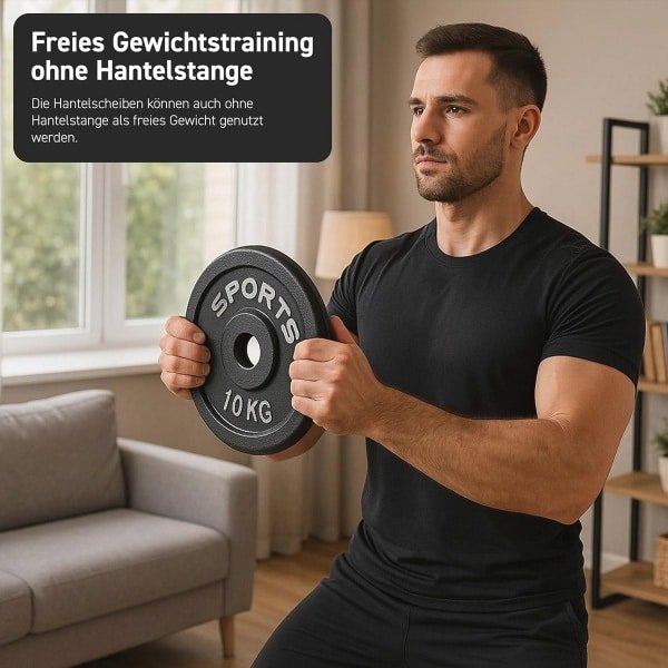 Professionele Halterschijven Gietijzer 5-30 kg voor Krachttraining