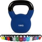 Professionele Neopreen Kettlebell 2-30 kg met Oefenposter voor Krachttraining