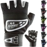 Professionele Trainingshandschoenen met Grip en Polsbandage voor Krachttraining