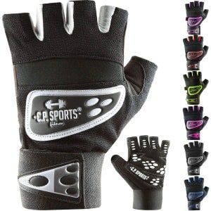 Professionele Trainingshandschoenen met Grip en Polsbandage voor Krachttraining
