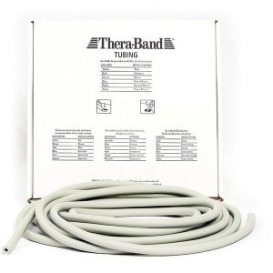 Professionele Weerstandstube Oefenband 7,5 Meter Zilver | Extra Zware Krachttraining