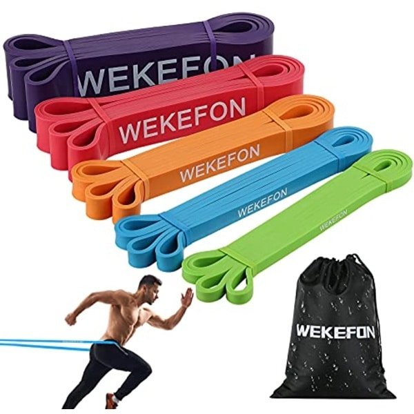 Pull Up Assistance Bands 1.5-4.5 kg - Heavy Duty Resistance Bands Set voor Krachttraining en Fitness