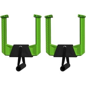 Pull Up Bar - Chin Up Bar - Krachttraining Thuis - Installatie Zonder Boren - 23 x 25 cm - Groen