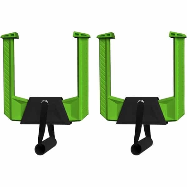 Pull Up Bar - Chin Up Bar - Krachttraining Thuis - Installatie Zonder Boren - 23 x 25 cm - Groen