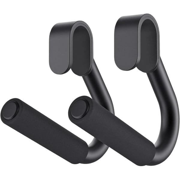 Pull Up Handvatten - Krachttraining Grips - Bovenlichaam Trainen - Antislip Oppervlak - 147cm Lengte - Zwart