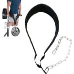Pull-up Riem - Gewichthefriem Dip Riem - Krachttraining Bouwen - Verstelbare Ketting - 48 x 16 cm - Zwart