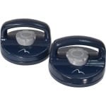 Push Up Bars - Opdrukbeugels - Krachttraining Thuissport - Roterende Handgrepen - Niet Gespecificeerd - Blauw Zwart