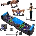 Push Up Board - Automatische Telling - Multifunctionele 30-in-1 Drukplank - Opvouwbaar Fitnessapparaat voor Thuis - Schouders - Borst - Rug - Triceps - Krachttraining - Fitnessapparatuur voor Mannen