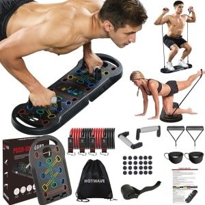 Push Up Board voor Krachttraining met Weerstandsbanden - Thuis Gymnastiek