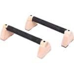 Push-up Bars - Krachttraining Standaards - Thuis Trainen - Antislip Handgrepen - 30 cm - Houtkleurig