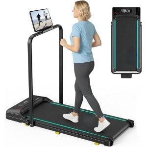 Quvo® Loopband Inklapbaar - Loopband Inklapbaar Met Helling - Loopband - Blauw - 113cm x 49cm x 11cm