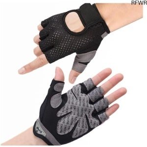 RFWR® Antislip Fitness Handschoenen voor Gewichtheffen en Krachttraining, Lichtgewicht en Ademend