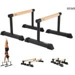 RFWR® Houten Parallettes voor Calisthenics en Crossfit - Ideaal voor Thuis en Commercieel Gebruik