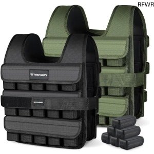 RFWR® Verstelbaar Gewichtsvest van 5 kg tot 30 kg voor Krachttraining