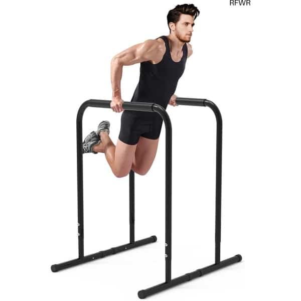 RFWR® Verstelbare Dip Station voor Krachttraining en Thuis Gym - Ideaal voor Pull-Ups, Dips en Push-Ups