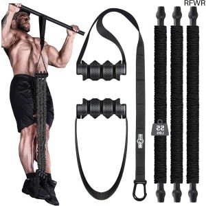 RFWR® Verstelbare Pull-up Assist Band voor Krachttraining - Anti Snap En Elastische Weerstand