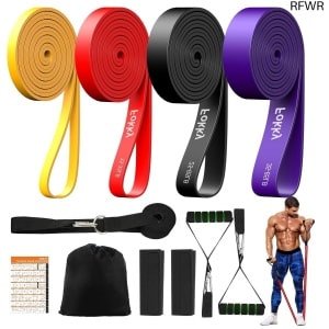 RFWR® Weerstandsbandenset met 4 Niveaus voor Krachttraining en Flexibiliteit
